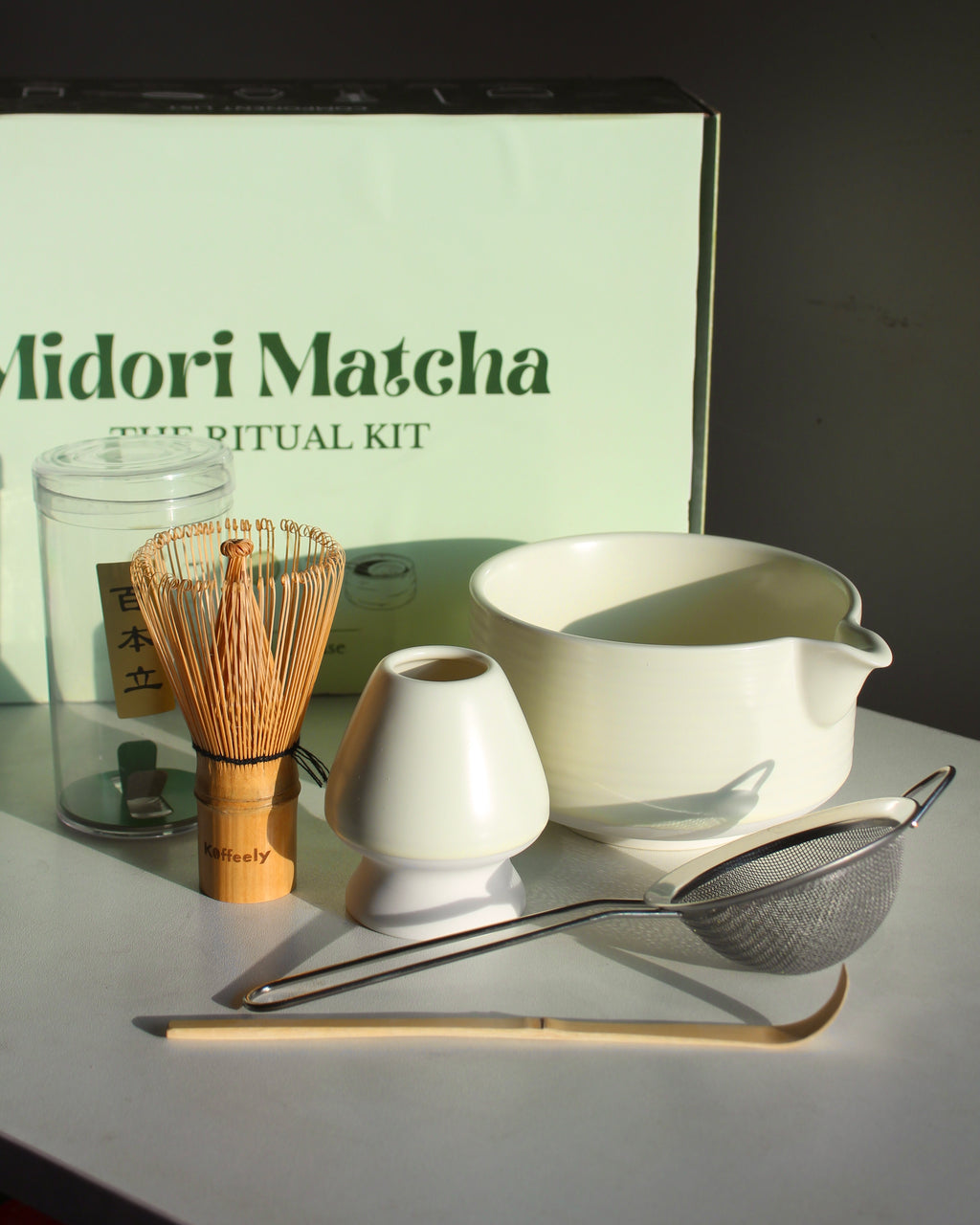 The  Midori Ritual Kit - Matcha tools