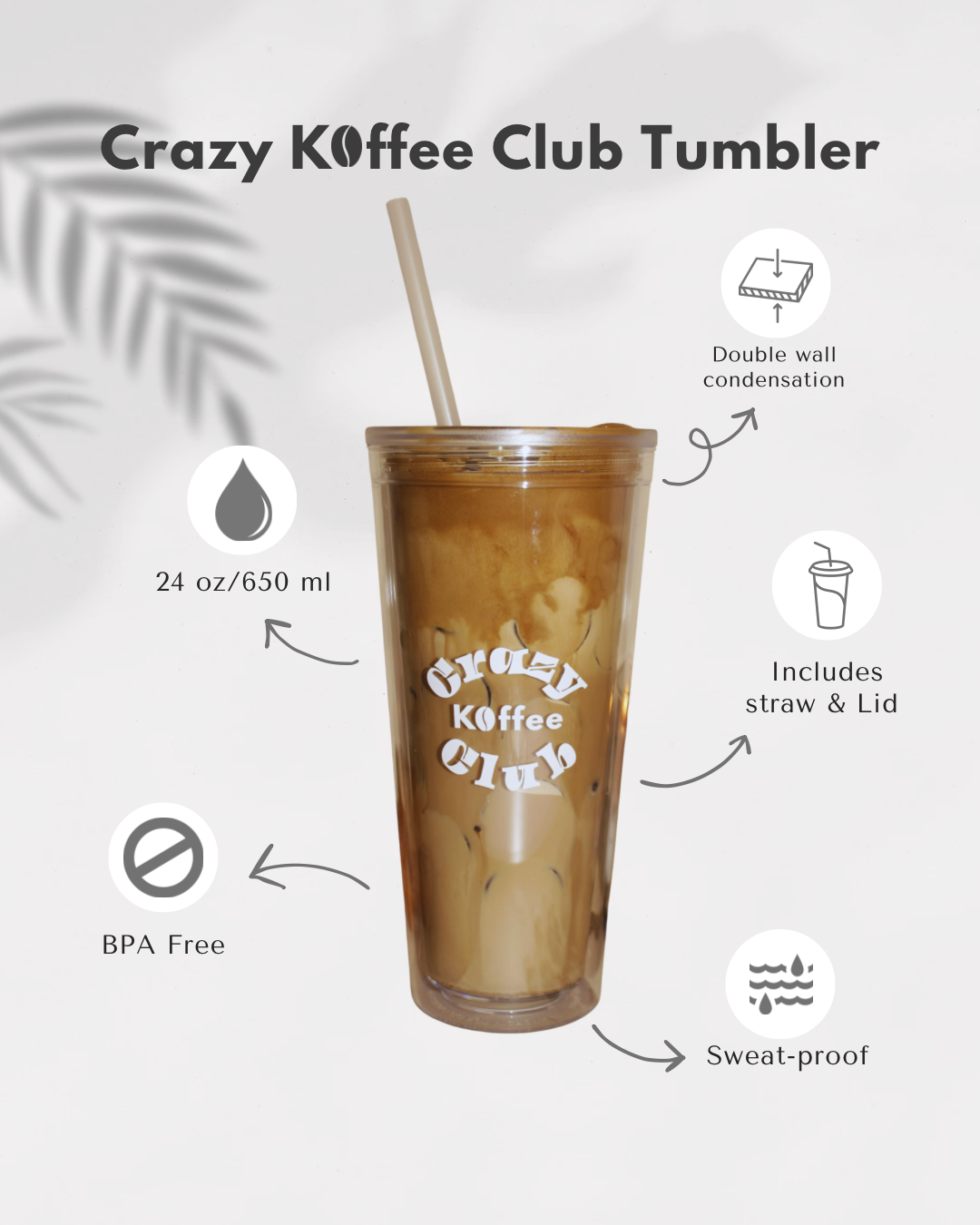 Crazy Koffee Club Tumbler