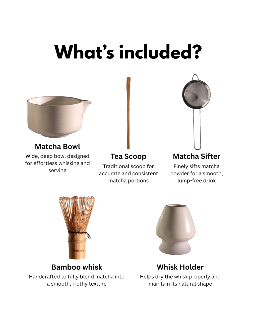 The  Midori Ritual Kit - Matcha tools