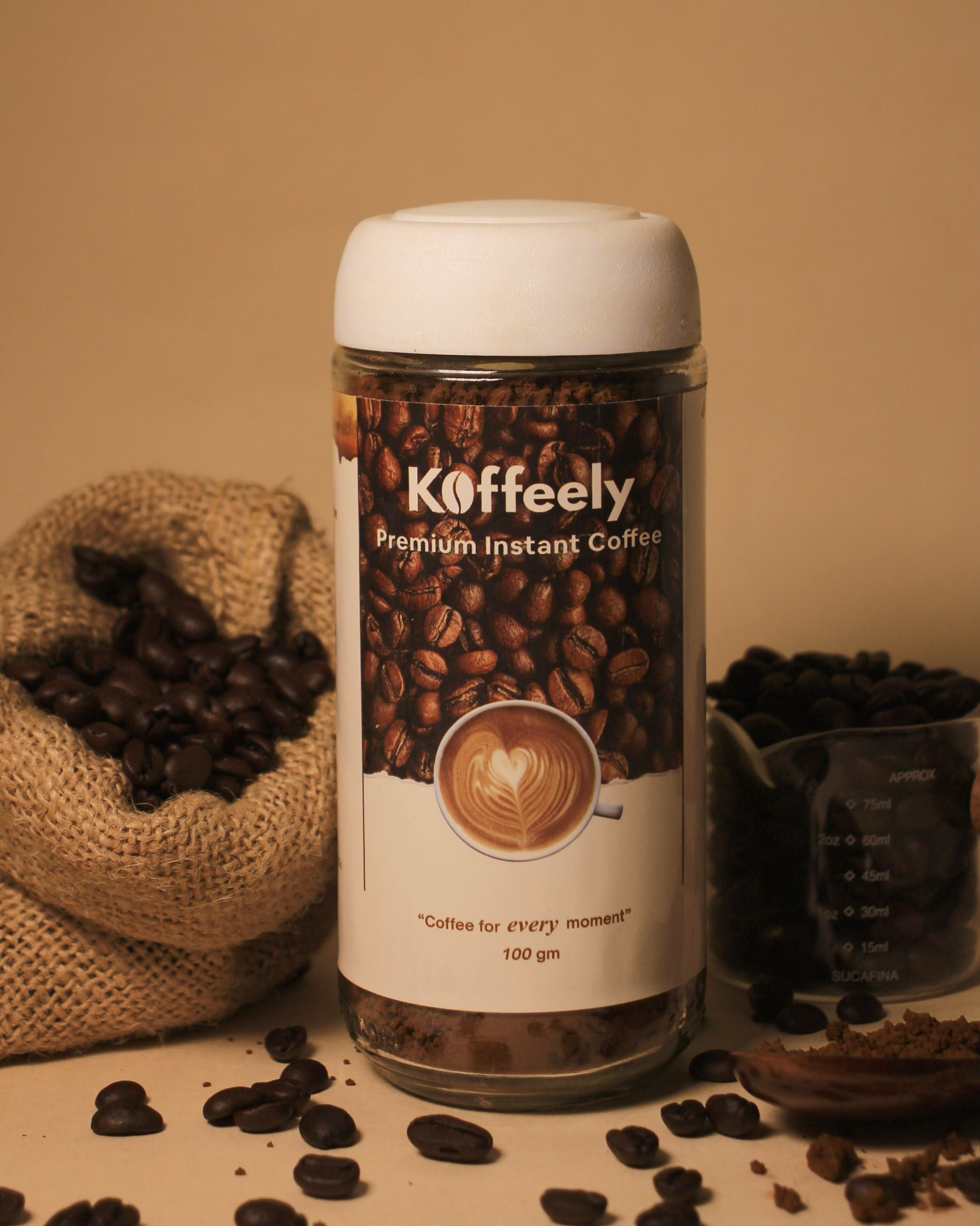 Koffeely Premium Instant Coffee (100 gram)
