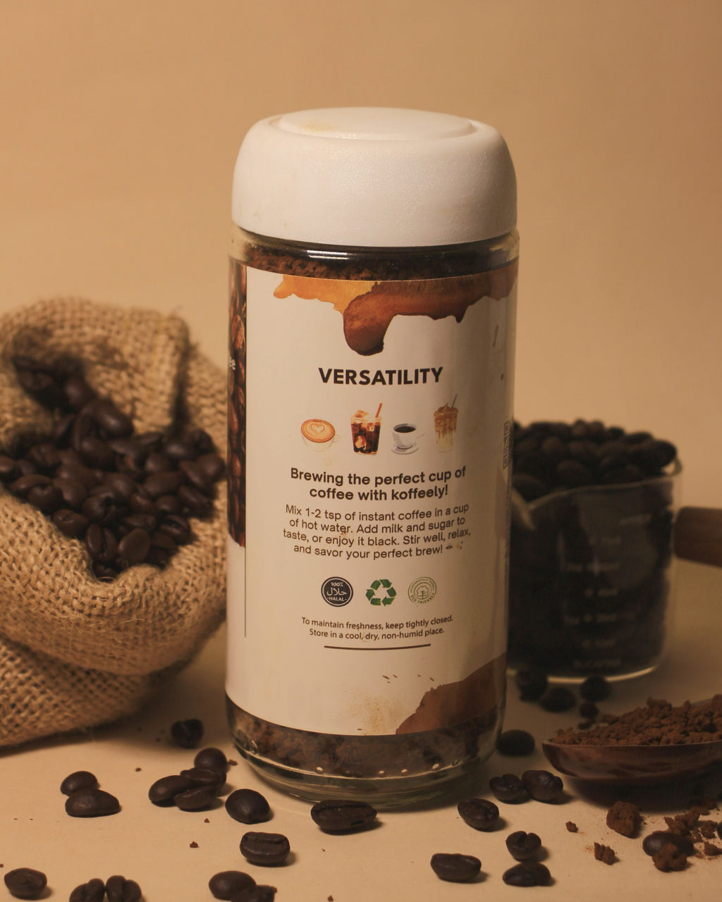 Koffeely Premium Instant Coffee (100 gram)