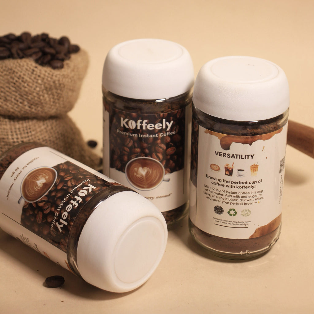 Koffeely Premium Instant Coffee (50 gram)