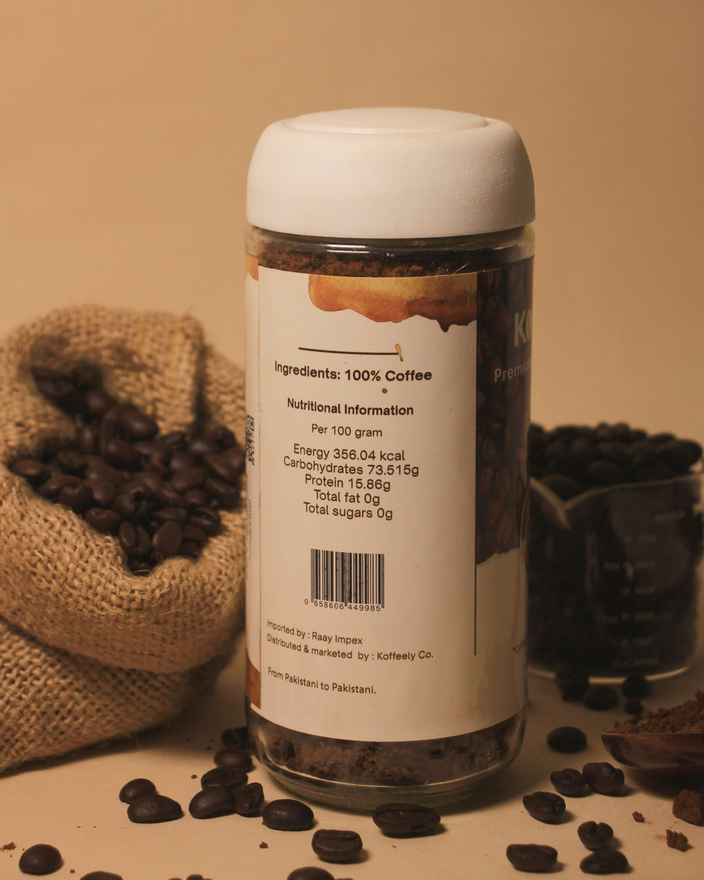 Koffeely Premium Instant Coffee (100 gram)