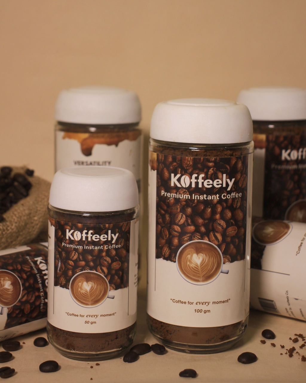 Koffeely Premium Instant Coffee (100 gram)