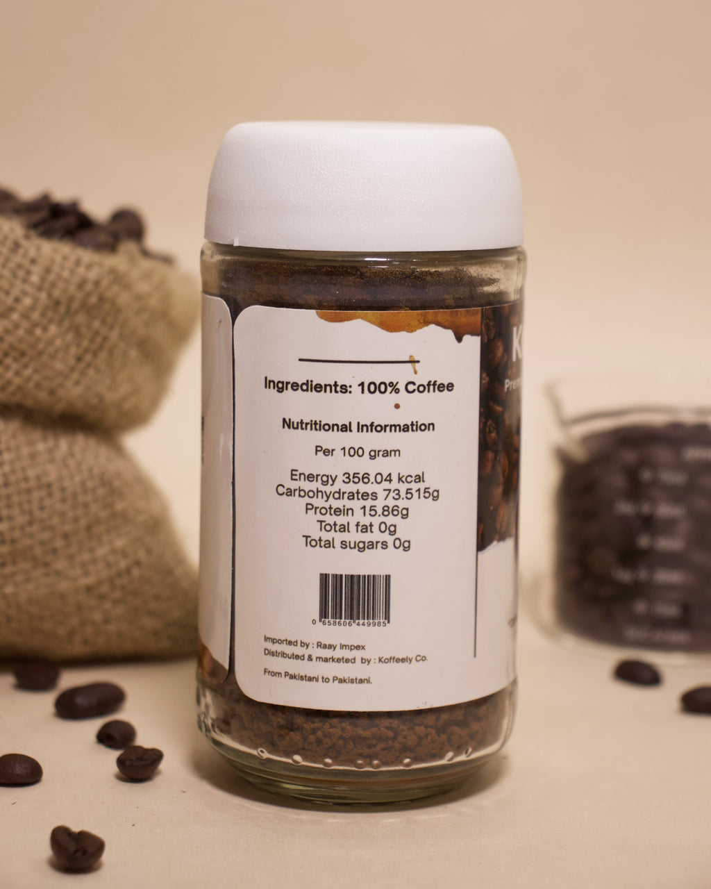 Koffeely Premium Instant Coffee (50 gram)